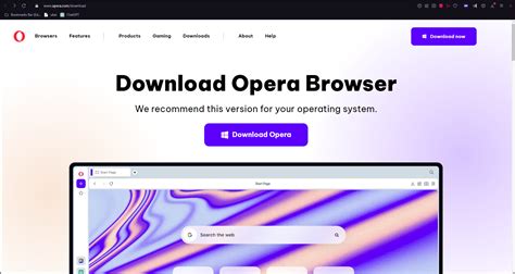 Offline installer for Opera GX